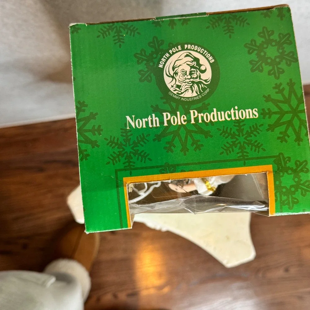 Vintage Musical Christmas Angel North Pole Productions Figure Sound‎ 1996 Tested